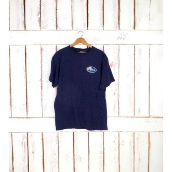 Dark blue graphic print t shirt Carnival Fascination - Picture 1 of 5